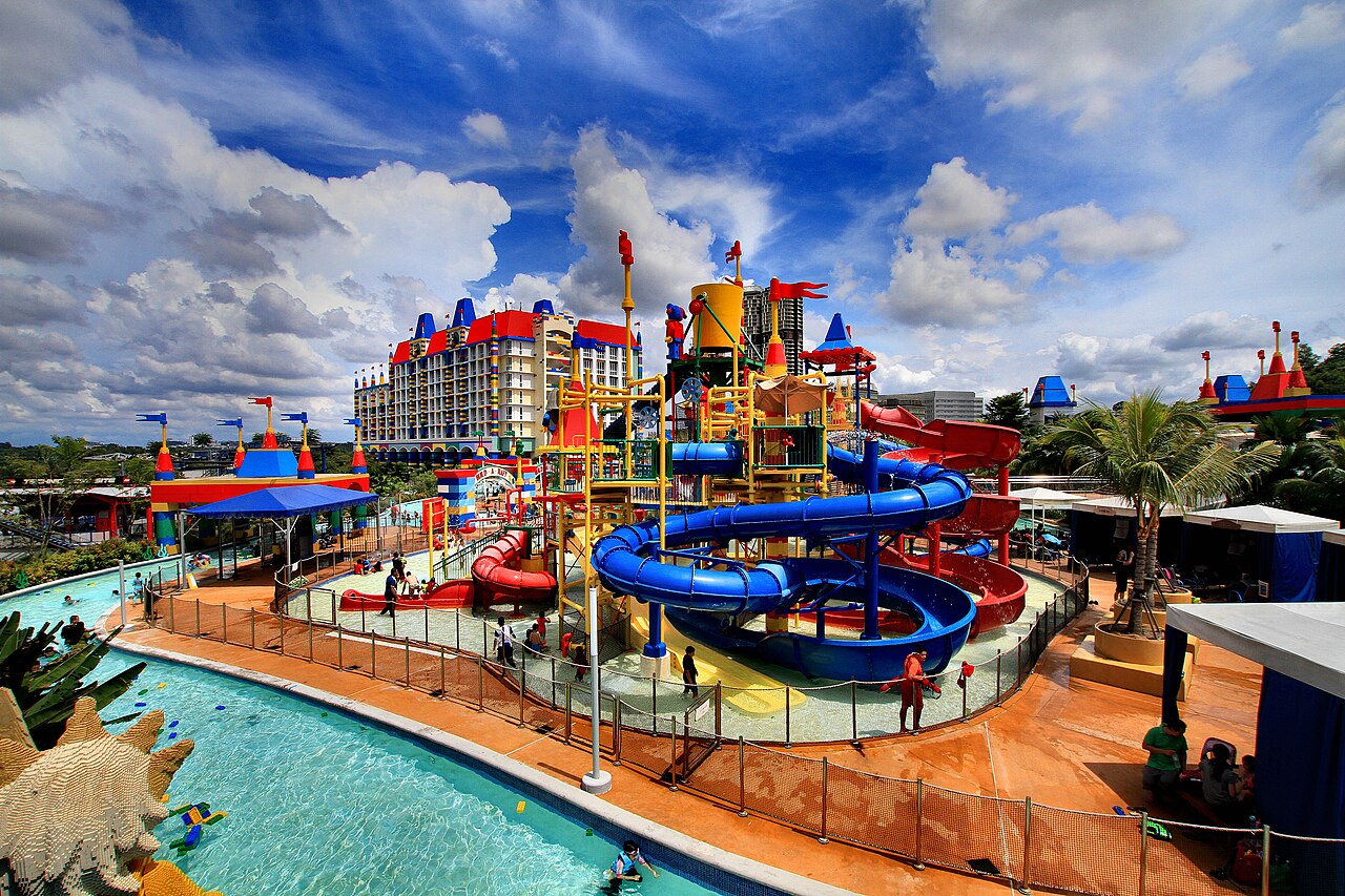 Real photo of LEGOLAND Malaysia Water Park for water park family trip planning